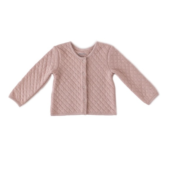 Pehr-Cozy Snap Front Jacket-Pale Pink - Picture 5 of 7